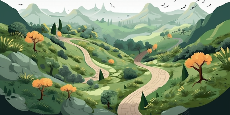 大自然森林绿色手绘背景,插画/手绘图,插画/手绘图库,插画/手绘图下载,插画/手绘